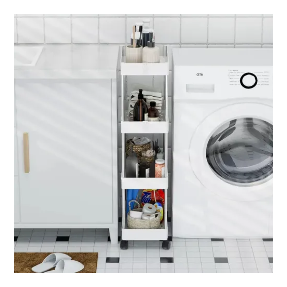 Miniatura 3 de Carrito de almacenamiento de 4 niveles